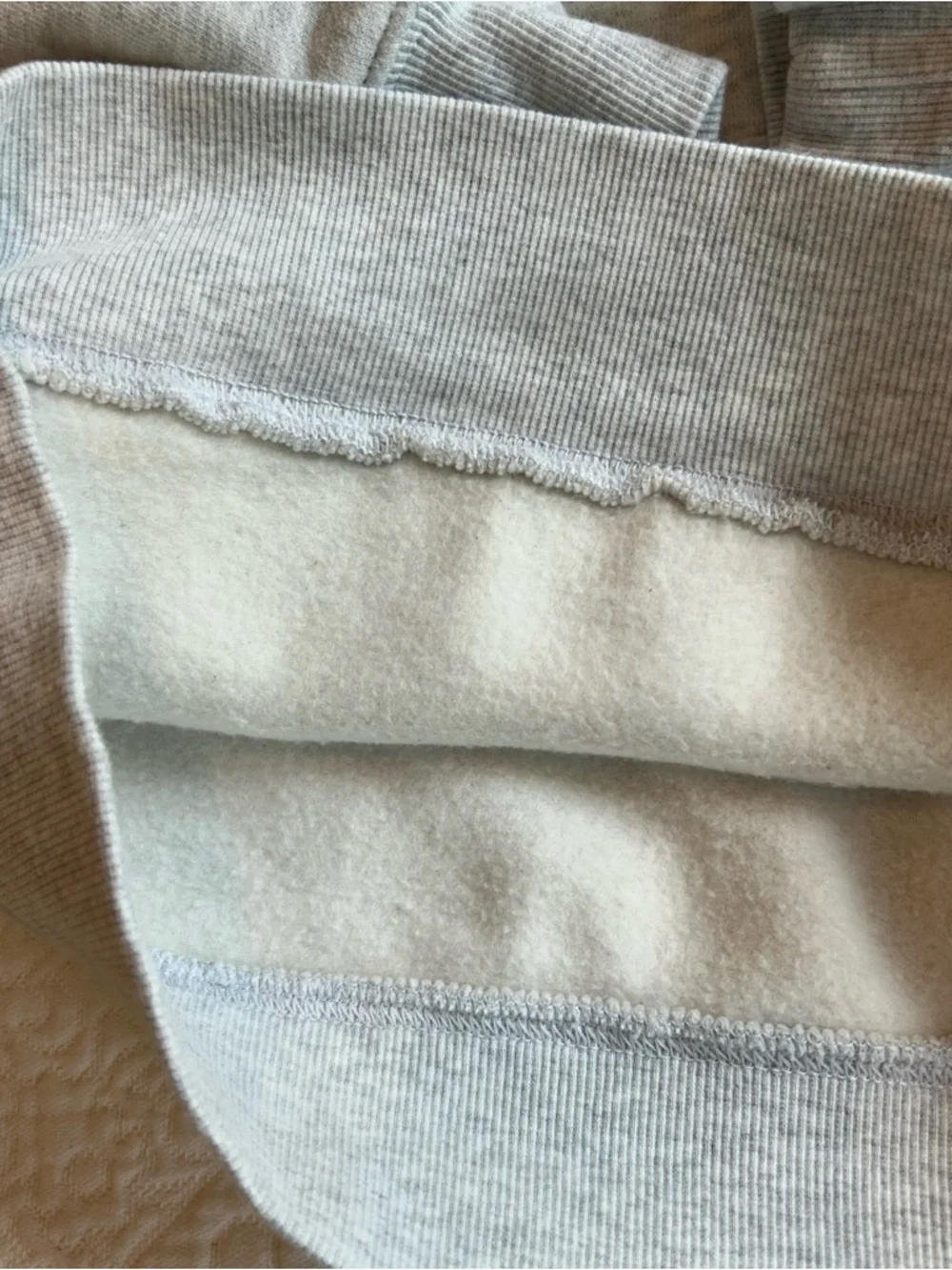 Aritzia sweat fleece Light Gray Pullover Hoodie Small - Picture 4 of 7